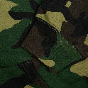 SUPREME シュプリーム 25FW Collegiate Applique Zip Up Hooded Sweatshirt Woodland Camo ジップパーカー 緑 Size 【M】 【中古品-ほぼ新品】 20829998