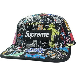 SUPREME シュプリーム ×AOI 25SS Embroidered Camp Cap Black キャンプキャップ 黒 Size 【フリー】 【新古品・未使用品】 20829999