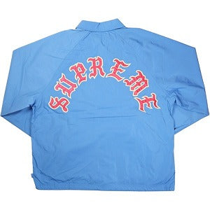 SUPREME シュプリーム 25FW Old English Arc Coaches Jacket Light Blue コーチジャケット 水色 Size 【L】 【新古品・未使用品】 20830007