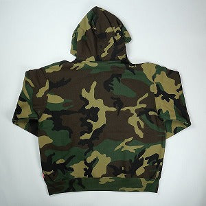 SUPREME シュプリーム 25FW S Logo Zip Up Hooded Sweatshirt Woodland Camo ジップパーカー 緑 Size 【XL】 【新古品・未使用品】 20830010