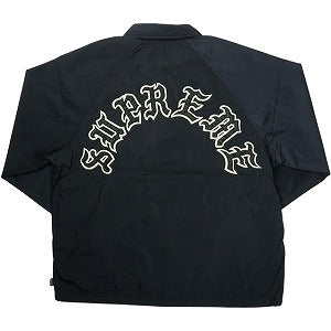 SUPREME シュプリーム 25FW Old English Arc Coaches Jacket Black コーチジャケット 黒 Size 【XL】 【新古品・未使用品】 20830012