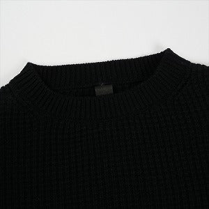 CHROME HEARTS クロム・ハーツ Y NOT CROSS LEATHER PATCH CASHMERE KNIT SWEATER BLK カシミヤセーター 黒 Size 【L】 【新古品・未使用品】 20830029