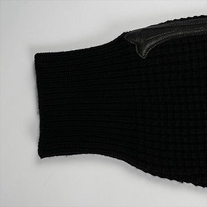 CHROME HEARTS クロム・ハーツ Y NOT CROSS LEATHER PATCH CASHMERE KNIT SWEATER BLK カシミヤセーター 黒 Size 【L】 【新古品・未使用品】 20830029