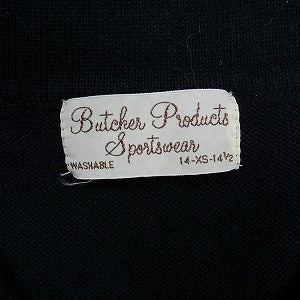 At Last ＆ Co アットラスト/BUTCHER PRODUCTS ブッチャープロダクツ KNIT POLO ポロシャツ 黒 Size 【36】 【中古品-非常に良い】 20830031