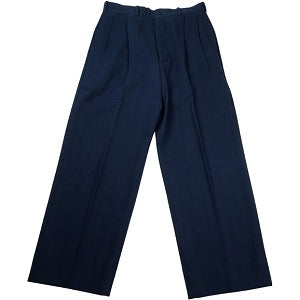 At Last ＆ Co アットラスト/BUTCHER PRODUCTS ブッチャープロダクツ TWO TUCK TROUSERS NAVY STRIPE トラウザーパンツ 紺 Size 【W30】 【中古品-非常に良い】 20830035