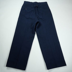 At Last ＆ Co アットラスト/BUTCHER PRODUCTS ブッチャープロダクツ TWO TUCK TROUSERS NAVY STRIPE トラウザーパンツ 紺 Size 【W30】 【中古品-非常に良い】 20830035