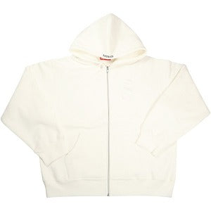 SUPREME シュプリーム 25FW S Logo Zip Up Hooded Sweatshirt White ジップパーカー 白 Size 【M】 【新古品・未使用品】 20830040