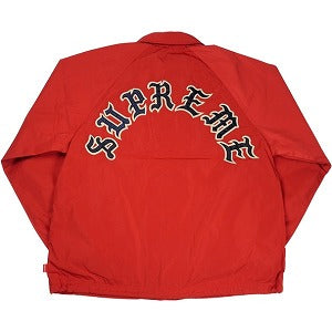 SUPREME シュプリーム 25FW Old English Arc Coaches Jacket Red コーチジャケット 赤 Size 【M】 【新古品・未使用品】 20830041