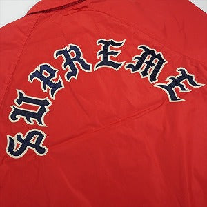 SUPREME シュプリーム 25FW Old English Arc Coaches Jacket Red コーチジャケット 赤 Size 【M】 【新古品・未使用品】 20830041
