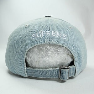 SUPREME シュプリーム 25FW Pigment Coated 2-Tone S Logo 6-Panel Denim キャップ インディゴ Size 【フリー】 【新古品・未使用品】 20830049