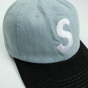 SUPREME シュプリーム 25FW Pigment Coated 2-Tone S Logo 6-Panel Denim キャップ インディゴ Size 【フリー】 【新古品・未使用品】 20830049