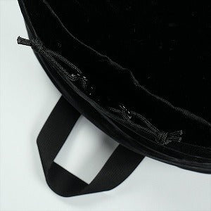 SUPREME シュプリーム 25FW Velvet Backpack Black バックパック 黒 Size 【フリー】 【新古品・未使用品】 20830062