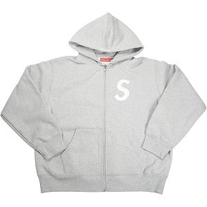 SUPREME シュプリーム 25FW S Logo Zip Up Hooded Sweatshirt Heather Grey ジップパーカー 薄灰 Size 【L】 【新古品・未使用品】 20830069
