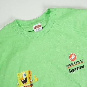 SUPREME シュプリーム ×SpongeBob SquarePants ×Castelli 25SS Racing L/S Tee Lime ロンT ライムグリーン Size 【M】 【新古品・未使用品】 20830071
