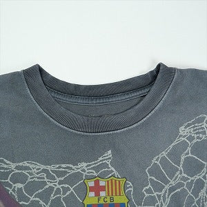 Travis Scott トラヴィス・スコット ×NIKE×FC Barcelona 25FW Washed Spray Logo Tee Grey Tシャツ 灰 Size 【XL】 【新古品・未使用品】 20830095