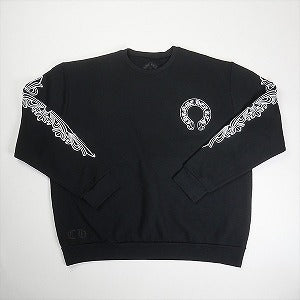 CHROME HEARTS クロム・ハーツ HORSESHOE CREW SWEAT BLACK クルーネックスウェット 黒 Size 【M】 【新古品・未使用品】 20830103