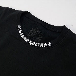 CHROME HEARTS クロム・ハーツ NECK LOGO CREW SWEAT BLACK クルーネックスウェット 黒 Size 【M】 【新古品・未使用品】 20830104
