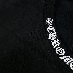 CHROME HEARTS クロム・ハーツ NECK LOGO CREW SWEAT BLACK クルーネックスウェット 黒 Size 【M】 【新古品・未使用品】 20830104
