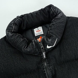 SUPREME シュプリーム ×NIKE 24SS Denim Puffer Vest Black ベスト 黒 Size 【L】 【中古品-ほぼ新品】 20830113