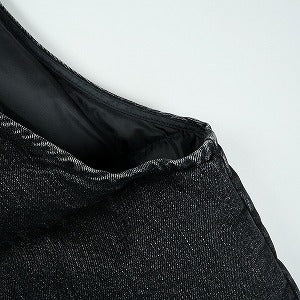 SUPREME シュプリーム ×NIKE 24SS Denim Puffer Vest Black ベスト 黒 Size 【L】 【中古品-ほぼ新品】 20830113