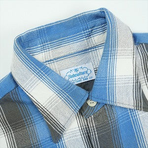 SubCulture サブカルチャー FLANNEL CHECK SHIRT SCTP-S2508 長袖シャツ 青 Size 【M】 【中古品-良い】 20830119