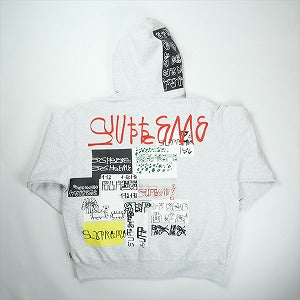 SUPREME シュプリーム 25FW 176 Zip Up Hooded Sweatshirt Ash Grey ジップパーカー 灰 Size 【M】 【新古品・未使用品】 20830142