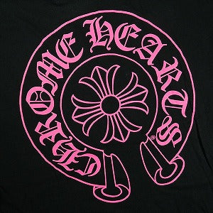 CHROME HEARTS クロム・ハーツ HORSESHOE S/S TEE BLACK/PINK Tシャツ 黒 Size 【M】 【新古品・未使用品】 20830146