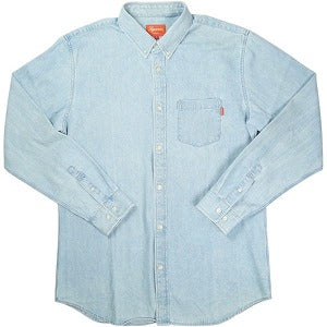 SUPREME シュプリーム Chambray Denim Shirt Light Indigo 長袖シャツ インディゴ Size 【L】 【中古品-非常に良い】 20830149