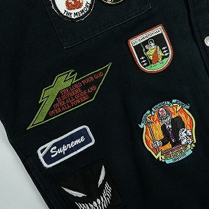 SUPREME シュプリーム 25SS Paches Hooded Zip Up Shirt Black  ジャケット 黒 Size 【L】 【中古品-ほぼ新品】 20830152