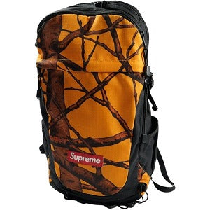 SUPREME シュプリーム 12AW Tree Camo Back Pack Orange バックパック オレンジ Size 【フリー】 【中古品-良い】 20830153