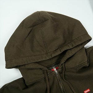 SUPREME シュプリーム 25FW Small Box Zip Up Hooded Sweatshirt Dark Brown ジップパーカー 茶 Size 【L】 【新古品・未使用品】 20830158