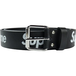 SUPREME シュプリーム 25FW Repeat Leather Belt Black ベルト 黒 Size 【L】 【新古品・未使用品】 20830160