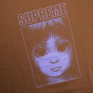 SUPREME シュプリーム 24SS Margaret Keane Teardrop Tee Brown Tシャツ 茶 Size 【L】 【新古品・未使用品】 20830167