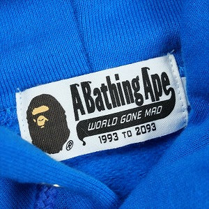 A BATHING APE ア ベイシング エイプ RELAXED FIT PULLOVER HOODIE パーカー 青 Size 【M】 【新古品・未使用品】 20830169