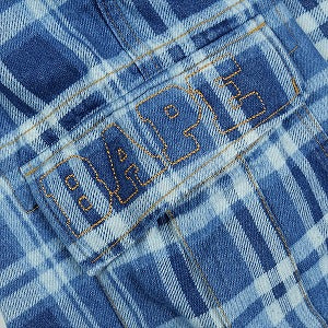 A BATHING APE ア ベイシング エイプ CHECK 6 POCKET DENIM SHORTS デニムショーツ インディゴ Size 【M】 【新古品・未使用品】 20830170