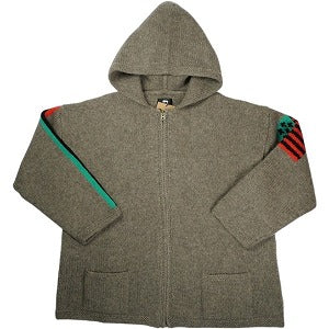 STUSSY ステューシー ×DENIM TEARS SWEATER ジップアップセーター 灰 Size 【L】 【新古品・未使用品】 20830171