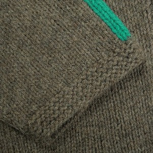 STUSSY ステューシー ×DENIM TEARS SWEATER ジップアップセーター 灰 Size 【L】 【新古品・未使用品】 20830171