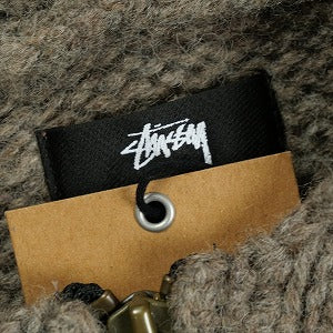 STUSSY ステューシー ×DENIM TEARS SWEATER ジップアップセーター 灰 Size 【L】 【新古品・未使用品】 20830171