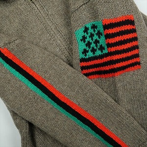 STUSSY ステューシー ×DENIM TEARS SWEATER ジップアップセーター 灰 Size 【L】 【新古品・未使用品】 20830171