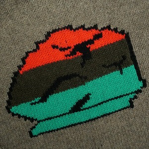 STUSSY ステューシー ×DENIM TEARS SWEATER ジップアップセーター 灰 Size 【L】 【新古品・未使用品】 20830171