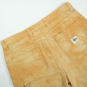 STUSSY ステューシー DYED WORK PANT ダブルニーペインターパンツ 茶 Size 【W32】 【新古品・未使用品】 20830172