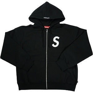 SUPREME シュプリーム 25FW S Logo Zip Up Hooded Sweatshirt Black ジップパーカー 黒 Size 【M】 【新古品・未使用品】 20830188