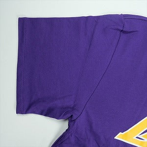 A BATHING APE ア ベイシング エイプ ×MITCHELL & NESS NBA 25AW LOS ANGELES LAKERS TEE PURPLE Tシャツ 紫 Size 【XL】 【新古品・未使用品】 20830213