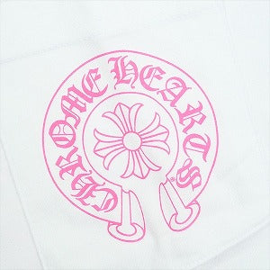 CHROME HEARTS クロム・ハーツ HORSESHOE S/S TEE WHITE/PINK Tシャツ 白 Size 【M】 【新古品・未使用品】 20830218