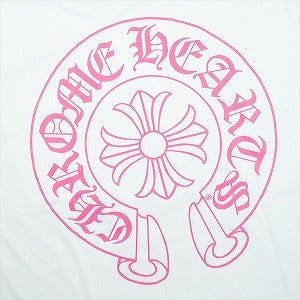 CHROME HEARTS クロム・ハーツ HORSESHOE S/S TEE WHITE/PINK Tシャツ 白 Size 【M】 【新古品・未使用品】 20830218