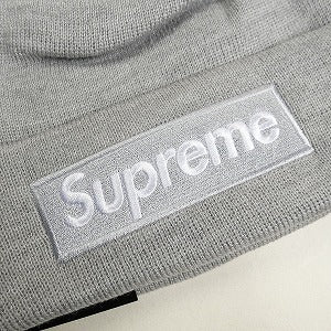 SUPREME シュプリーム 24AW New Era Box Logo Beanie Heather Grey ボックスロゴビーニー 灰 Size 【フリー】 【新古品・未使用品】 20830223