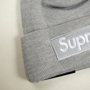 SUPREME シュプリーム 24AW New Era Box Logo Beanie Heather Grey ボックスロゴビーニー 灰 Size 【フリー】 【新古品・未使用品】 20830223