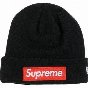 SUPREME シュプリーム 22AW New Era Box Logo Beanie Black ボックスロゴビーニー 黒赤 Size 【フリー】 【新古品・未使用品】 20830225