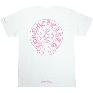 CHROME HEARTS クロム・ハーツ HORSESHOE S/S TEE WHITE/PINK Tシャツ 白 Size 【L】 【新古品・未使用品】 20830231
