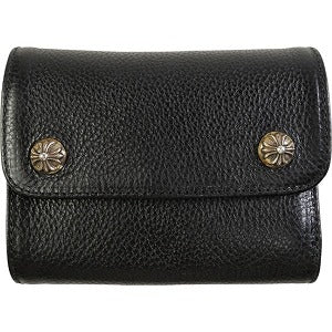 CHROME HEARTS クロム・ハーツ HVY WT LTHR WAVE MINI WALLET ミニウォレット 黒 Size 【フリー】 【新古品・未使用品】 20830232